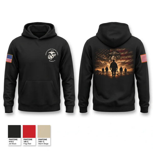 Hoodie, RSS MCDONOUGH, Marines, Teamtime, Team time, sublimation, custom sports apparel, team uniforms, spirit wear, spiritwear, sports uniforms, custom shirts, team store, custom team store, fundraiser sports, apparel fundraiser