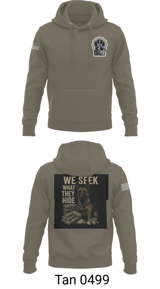 Hoodie, Narcotics K9, , Teamtime, Team time, sublimation, custom sports apparel, team uniforms, spirit wear, spiritwear, sports uniforms, custom shirts, team store, custom team store, fundraiser sports, apparel fundraiser