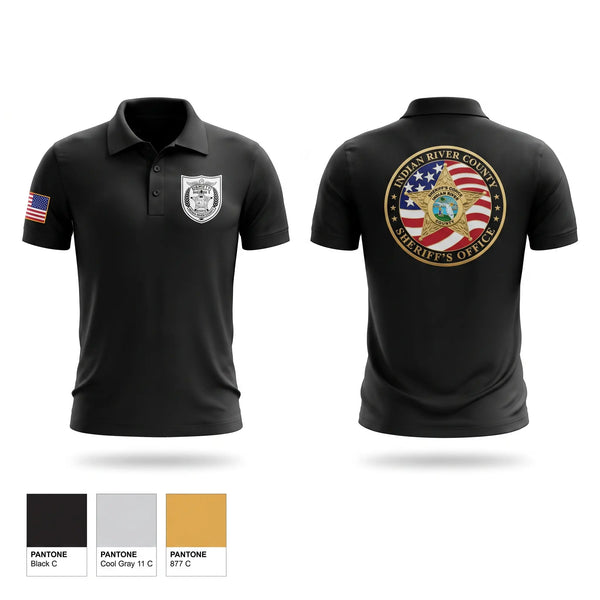 Short Sleeve Performance Polo, Indian River County Sheriff’s Office Corrections, Police, Teamtime, Team time, sublimation, custom sports apparel, team uniforms, spirit wear, spiritwear, sports uniforms, custom shirts, team store, custom team store, fundraiser sports, apparel fundraiser