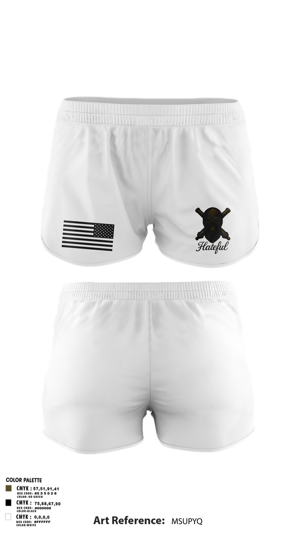 Ranger Panties, Hateful Hotel 2nd Plt, , Teamtime, Team time, sublimation, custom sports apparel, team uniforms, spirit wear, spiritwear, sports uniforms, custom shirts, team store, custom team store, fundraiser sports, apparel fundraiser