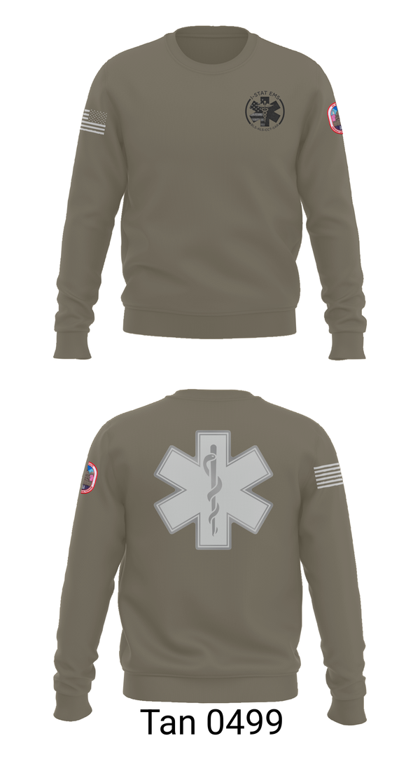 Crew Neck Sweatshirt, I-STAT EMS, , Teamtime, Team time, sublimation, custom sports apparel, team uniforms, spirit wear, spiritwear, sports uniforms, custom shirts, team store, custom team store, fundraiser sports, apparel fundraiser
