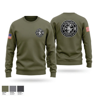 Crew Neck Sweatshirt, MWSS-372, Marines, Teamtime, Team time, sublimation, custom sports apparel, team uniforms, spirit wear, spiritwear, sports uniforms, custom shirts, team store, custom team store, fundraiser sports, apparel fundraiser