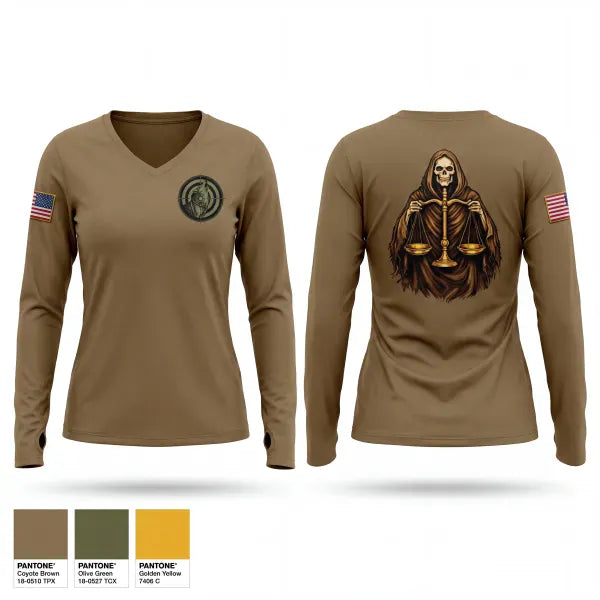 Womens Long Sleeve Vneck Shirt, Sector Intelligence Unit, Police, Teamtime, Team time, sublimation, custom sports apparel, team uniforms, spirit wear, spiritwear, sports uniforms, custom shirts, team store, custom team store, fundraiser sports, apparel fundraiser