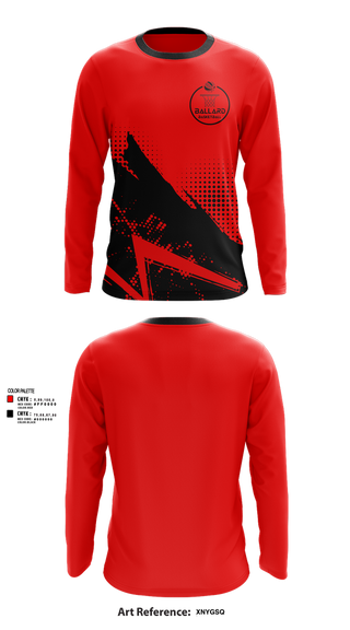 Long Sleeve Performance Shirt, Ballard Basketball, Men's Basketball, Teamtime, Team time, sublimation, custom sports apparel, team uniforms, spirit wear, spiritwear, sports uniforms, custom shirts, team store, custom team store, fundraiser sports, apparel fundraiser