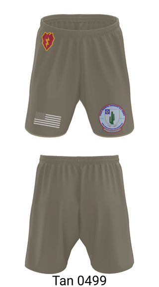 Athletic Shorts With Pockets, 2-35 Infantry Batallion, , Teamtime, Team time, sublimation, custom sports apparel, team uniforms, spirit wear, spiritwear, sports uniforms, custom shirts, team store, custom team store, fundraiser sports, apparel fundraiser