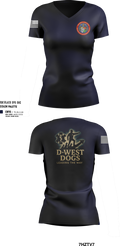 Sussex County Paramedics 80974460 Women's Short Sleeve V-neck Shirt - 201