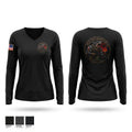 MESG-1 DET GUAM TEAM 707 33362717 Women's Long Sleeve V-neck Shirt - 1