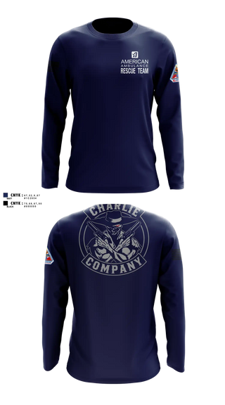 Long Sleeve Performance Shirt, American Ambulance Rescue Team, EMS/EMT, Teamtime, Team time, sublimation, custom sports apparel, team uniforms, spirit wear, spiritwear, sports uniforms, custom shirts, team store, custom team store, fundraiser sports, apparel fundraiser
