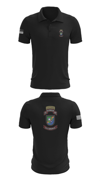 Short Sleeve Performance Polo, 3rd/75th Ranger Regiment, , Teamtime, Team time, sublimation, custom sports apparel, team uniforms, spirit wear, spiritwear, sports uniforms, custom shirts, team store, custom team store, fundraiser sports, apparel fundraiser