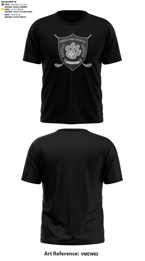 Short Sleeve Performance Shirt, Cibola High School Golf, Golf, Teamtime, Team time, sublimation, custom sports apparel, team uniforms, spirit wear, spiritwear, sports uniforms, custom shirts, team store, custom team store, fundraiser sports, apparel fundraiser