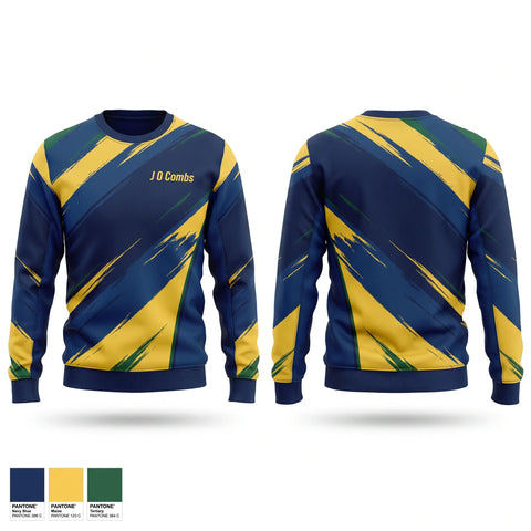 Crew Neck Sweatshirt, J O Combs, Wrestling, Teamtime, Team time, sublimation, custom sports apparel, team uniforms, spirit wear, spiritwear, sports uniforms, custom shirts, team store, custom team store, fundraiser sports, apparel fundraiser