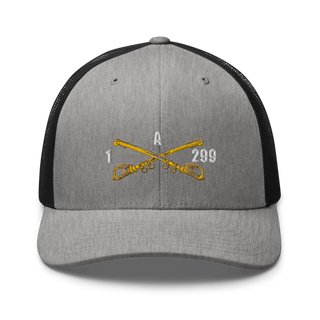 A Troop, 1st squadron-299th Calvary Regiment 70291790 Retro Trucker Hat | Yupoong 6606