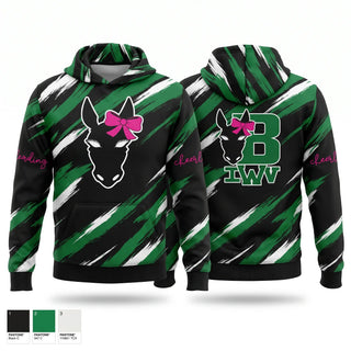 Hoodie, IWV Burros, Cheer, Teamtime, Team time, sublimation, custom sports apparel, team uniforms, spirit wear, spiritwear, sports uniforms, custom shirts, team store, custom team store, fundraiser sports, apparel fundraiser