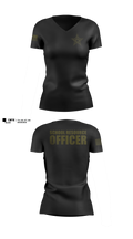 Okaloosa County Sheriff’s Office SRO Women's Short Sleeve V-neck Shirt - 11