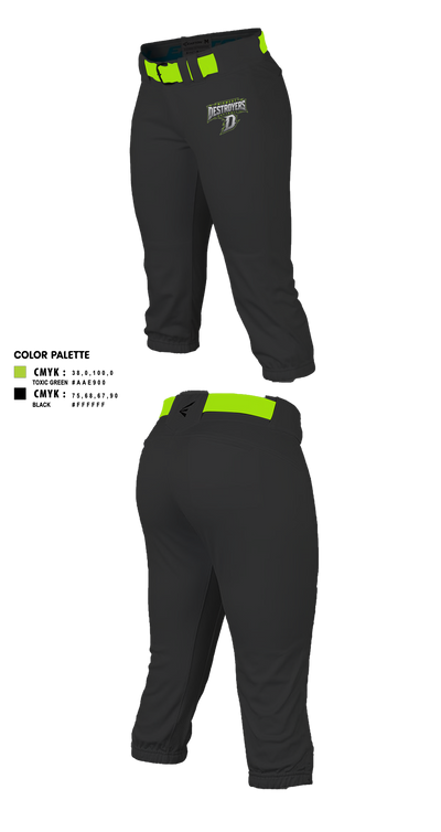 Midwest Destroyers Softball Pants - 2