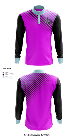 Quarter Zip Jacket, Texas Bad Girls, Women's Basketball, Teamtime, Team time, sublimation, custom sports apparel, team uniforms, spirit wear, spiritwear, sports uniforms, custom shirts, team store, custom team store, fundraiser sports, apparel fundraiser