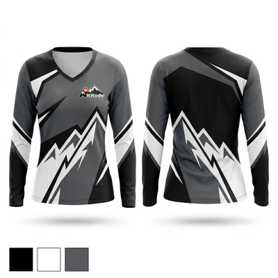 CO Altitude Hull Women's Long Sleeve V-neck Shirt - 1