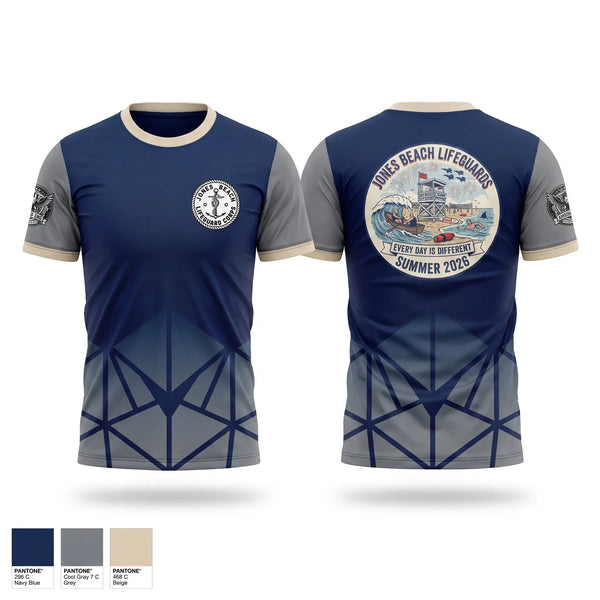Short Sleeve Performance Shirt, Jones Beach Lifeguard Corp, , Teamtime, Team time, sublimation, custom sports apparel, team uniforms, spirit wear, spiritwear, sports uniforms, custom shirts, team store, custom team store, fundraiser sports, apparel fundraiser