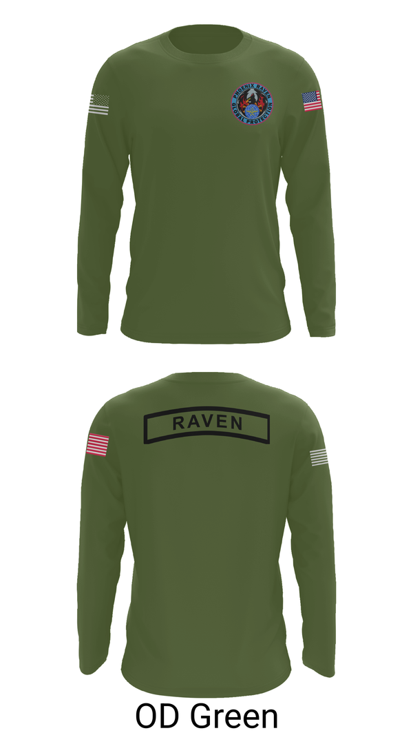 Long Sleeve Performance Shirt, Phoenix Raven Instrutor, , Teamtime, Team time, sublimation, custom sports apparel, team uniforms, spirit wear, spiritwear, sports uniforms, custom shirts, team store, custom team store, fundraiser sports, apparel fundraiser