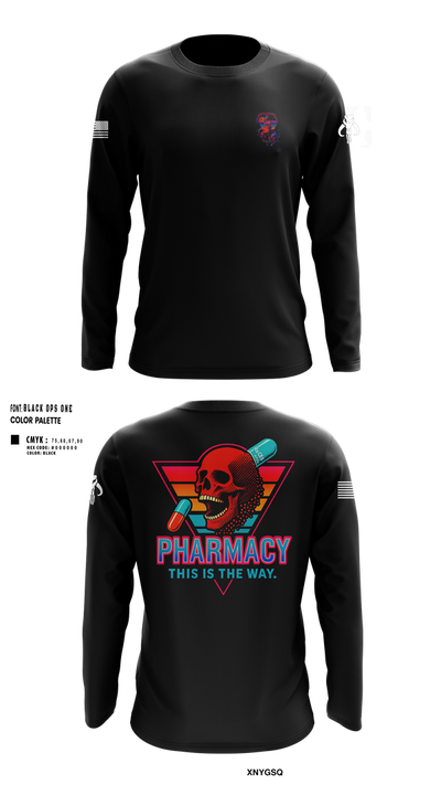 Madigan Pharmacy 51616730 Long Sleeve Performance Shirt 100
