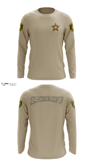 Long Sleeve Performance Shirt, Lincoln County Sheriffs office, Police, Teamtime, Team time, sublimation, custom sports apparel, team uniforms, spirit wear, spiritwear, sports uniforms, custom shirts, team store, custom team store, fundraiser sports, apparel fundraiser