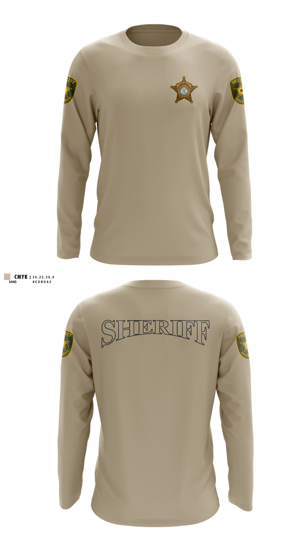 Long Sleeve Performance Shirt, Lincoln County Sheriffs office, Police, Teamtime, Team time, sublimation, custom sports apparel, team uniforms, spirit wear, spiritwear, sports uniforms, custom shirts, team store, custom team store, fundraiser sports, apparel fundraiser
