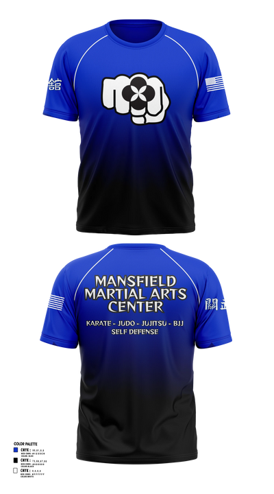 Mansfield Martial Arts Center Short Sleeve Rash Guard Shirt - 11 (1)