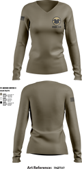 USARC 72530274 Women's Long Sleeve V-neck Shirt - 2