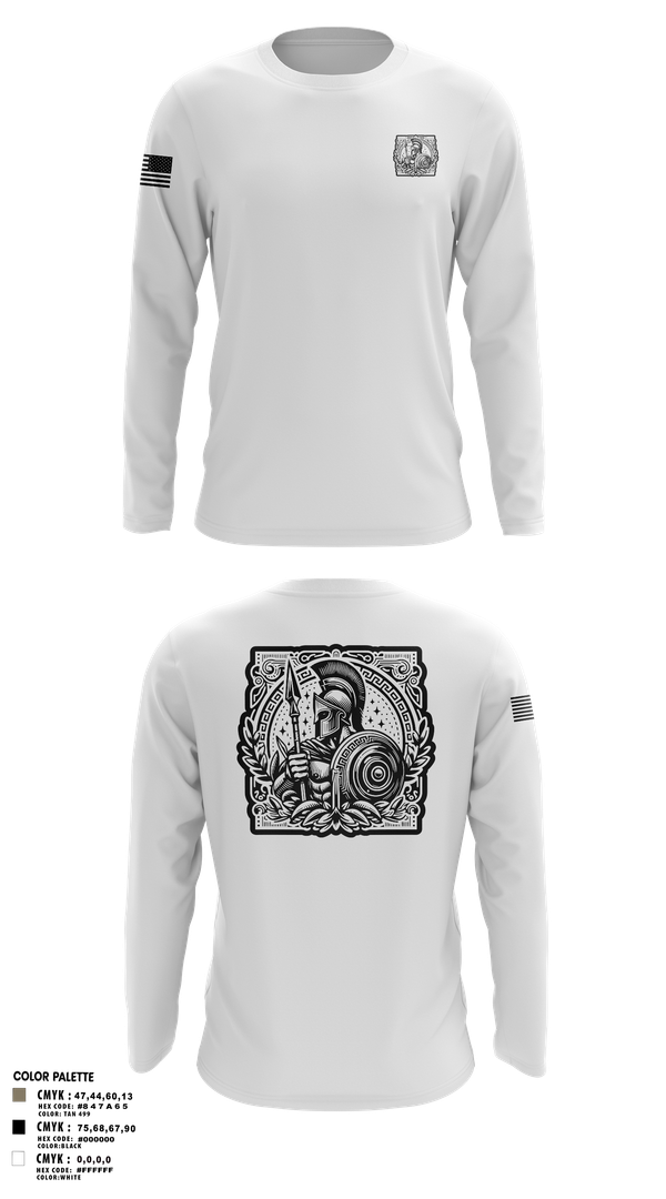Long Sleeve Performance Shirt, Detachment 9, Army, Teamtime, Team time, sublimation, custom sports apparel, team uniforms, spirit wear, spiritwear, sports uniforms, custom shirts, team store, custom team store, fundraiser sports, apparel fundraiser