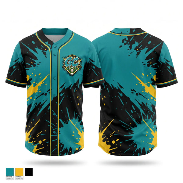 Full Button Baseball Jersey, Great Lakes Bay Game Changers 10u Bateson, Baseball, Teamtime, Team time, sublimation, custom sports apparel, team uniforms, spirit wear, spiritwear, sports uniforms, custom shirts, team store, custom team store, fundraiser sports, apparel fundraiser