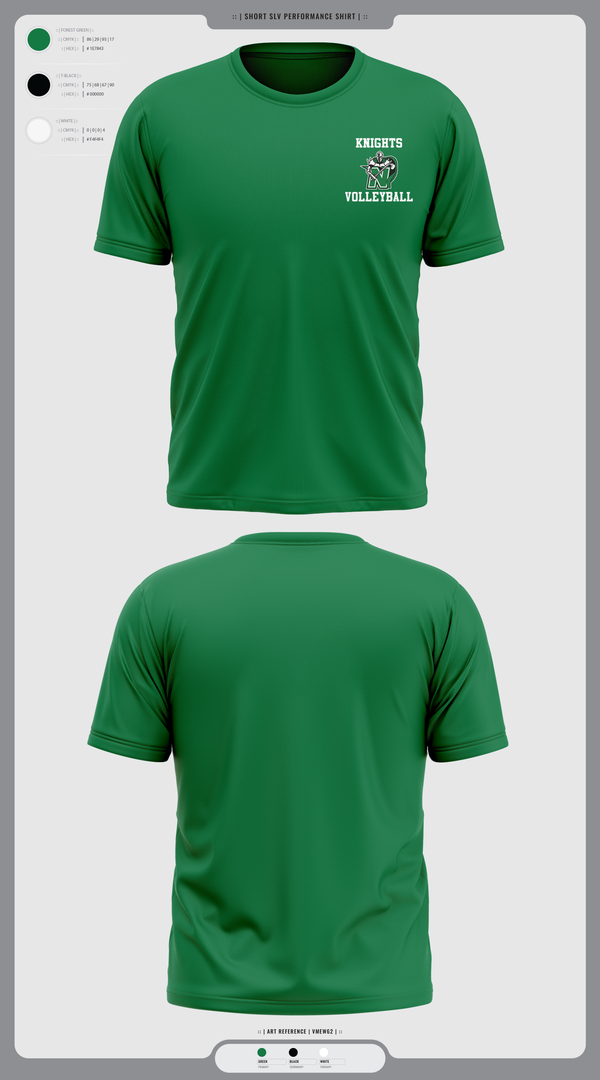 Short Sleeve Performance Shirt, Nordonia Knights Volleyball, Men's Volleyball, Teamtime, Team time, sublimation, custom sports apparel, team uniforms, spirit wear, spiritwear, sports uniforms, custom shirts, team store, custom team store, fundraiser sports, apparel fundraiser