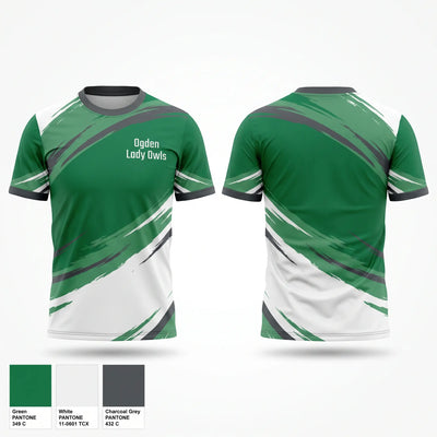 Ogden Lady Owls Short Sleeve Performance Shirt - 1