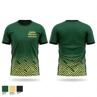 Jupiter Warriors Lacrosse 68726936 Old School Cotton Feel Shirt - 1