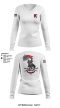 58th CEC-A Women's Long Sleeve V-neck Shirt - 14