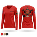 Fox FSB, 5-25 FAR Women's Long Sleeve V-neck Shirt - 1