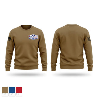 Crew Neck Sweatshirt, 3-361IN MOUNTAIN WARRIORS, Army, Teamtime, Team time, sublimation, custom sports apparel, team uniforms, spirit wear, spiritwear, sports uniforms, custom shirts, team store, custom team store, fundraiser sports, apparel fundraiser