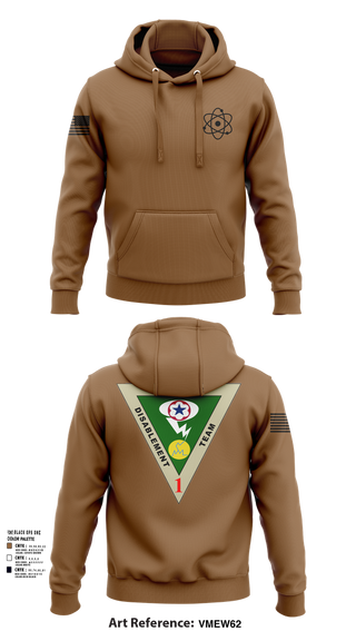 Hoodie, NDT-1, Army, Teamtime, Team time, sublimation, custom sports apparel, team uniforms, spirit wear, spiritwear, sports uniforms, custom shirts, team store, custom team store, fundraiser sports, apparel fundraiser