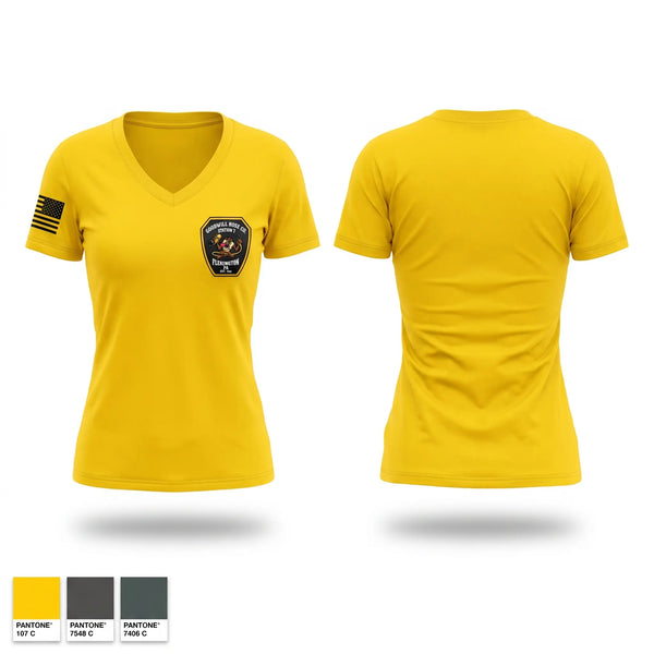 Womens Short Sleeve Vneck Shirt, Goodwill Hose Fire Company, Fire Department, Teamtime, Team time, sublimation, custom sports apparel, team uniforms, spirit wear, spiritwear, sports uniforms, custom shirts, team store, custom team store, fundraiser sports, apparel fundraiser