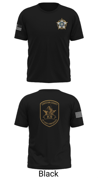 Short Sleeve Performance Shirt, SHERIFF K-9, Police, Teamtime, Team time, sublimation, custom sports apparel, team uniforms, spirit wear, spiritwear, sports uniforms, custom shirts, team store, custom team store, fundraiser sports, apparel fundraiser