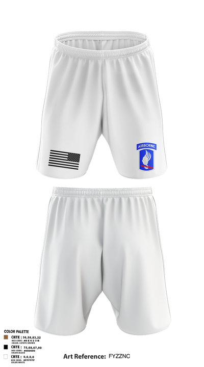 HHC, Brigade Support Battalion 173D IBCT(A) 58990050 Athletic Shorts With Pockets - 2