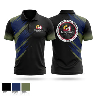 Short Sleeve Performance Polo, Maryland Department of Emergency Management, , Teamtime, Team time, sublimation, custom sports apparel, team uniforms, spirit wear, spiritwear, sports uniforms, custom shirts, team store, custom team store, fundraiser sports, apparel fundraiser