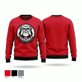 Crew Neck Sweatshirt, Hickman County Bulldogs, , Teamtime, Team time, sublimation, custom sports apparel, team uniforms, spirit wear, spiritwear, sports uniforms, custom shirts, team store, custom team store, fundraiser sports, apparel fundraiser