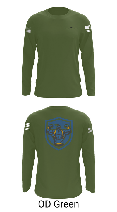 3rd Chemical Brigade H2F 36811155 Long Sleeve Performance Shirt 46