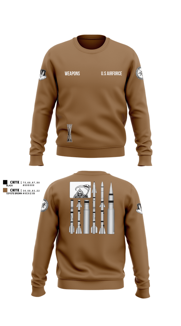 Crew Neck Sweatshirt, 144 FW, National Guard, Teamtime, Team time, sublimation, custom sports apparel, team uniforms, spirit wear, spiritwear, sports uniforms, custom shirts, team store, custom team store, fundraiser sports, apparel fundraiser