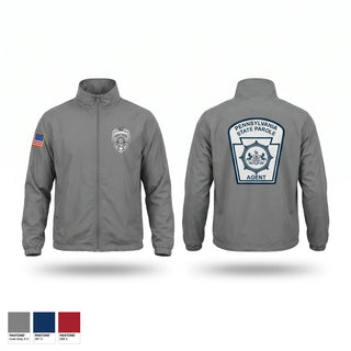Windbreaker, PA State Parole Pittsburgh District, Police, Teamtime, Team time, sublimation, custom sports apparel, team uniforms, spirit wear, spiritwear, sports uniforms, custom shirts, team store, custom team store, fundraiser sports, apparel fundraiser