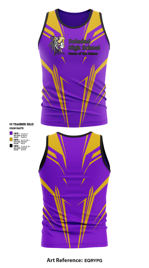 Tank Top, Soledad High School Cheer, Cheer, Teamtime, Team time, sublimation, custom sports apparel, team uniforms, spirit wear, spiritwear, sports uniforms, custom shirts, team store, custom team store, fundraiser sports, apparel fundraiser