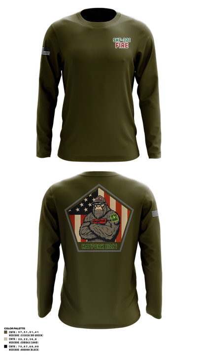 Hayfork Engine 321 44887937 Long Sleeve Performance Shirt 14