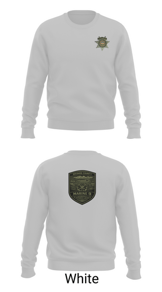 Crew Neck Sweatshirt, Marine9, Police, Teamtime, Team time, sublimation, custom sports apparel, team uniforms, spirit wear, spiritwear, sports uniforms, custom shirts, team store, custom team store, fundraiser sports, apparel fundraiser