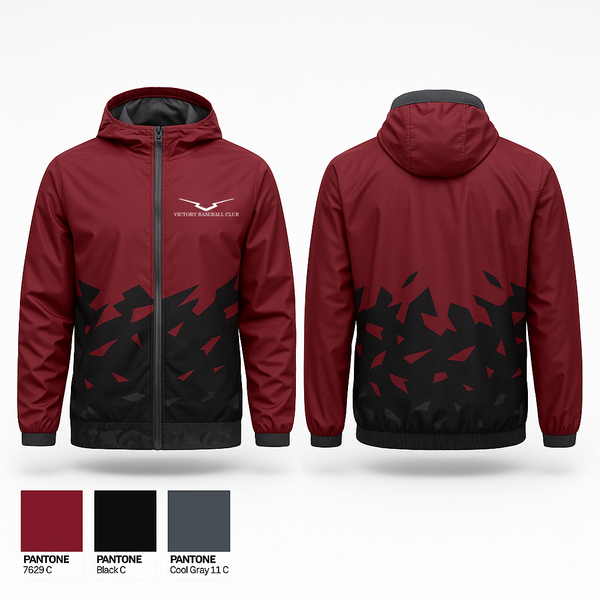 Windbreaker, Victory Baseball, Baseball, Teamtime, Team time, sublimation, custom sports apparel, team uniforms, spirit wear, spiritwear, sports uniforms, custom shirts, team store, custom team store, fundraiser sports, apparel fundraiser
