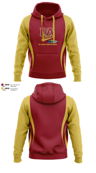 Hoodie, De Anza High School, Spirit Store, Teamtime, Team time, sublimation, custom sports apparel, team uniforms, spirit wear, spiritwear, sports uniforms, custom shirts, team store, custom team store, fundraiser sports, apparel fundraiser